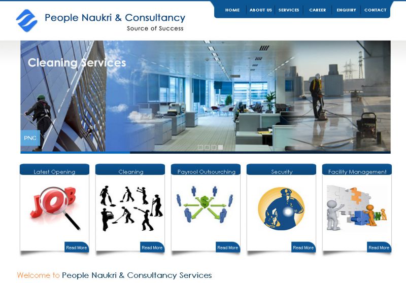 People Naukri & Consultancy, website company design in raipur
