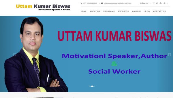 Uttam Kumar Biswas Motivational Speaker & Author
