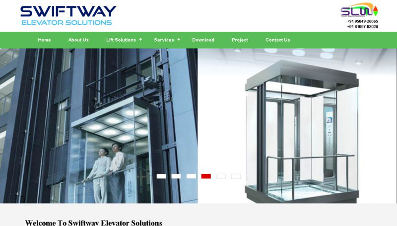 Swiftway Elevator Solutions, Web Designing Company in Raipur Chhattisgarh