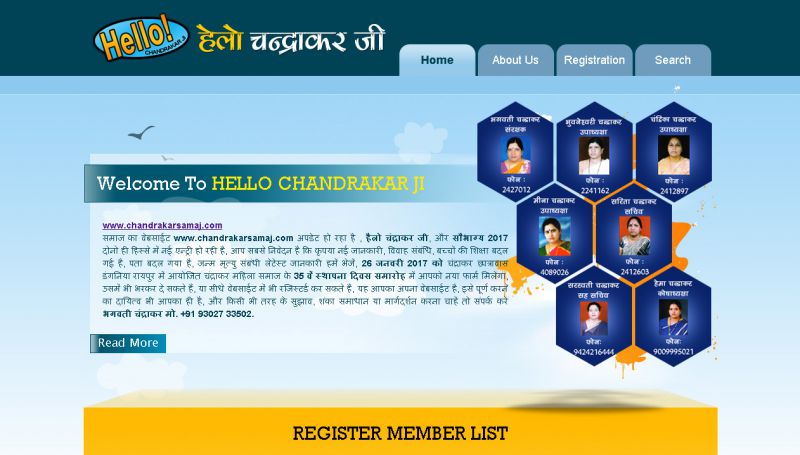 Hello Chandraka Ji, Web Designing Company in Raipur Chhattisgarh