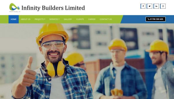 INFINITY BUILDERS LIMITED, Web Designing Company in Raipur Chhattisgarh