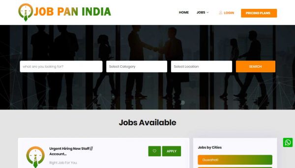 Job Pan India, Web Designing Company in Raipur Chhattisgarh