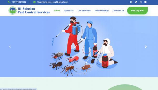 Hi-Solution Pest Control Services, Web Designing Company in Raipur Chhattisgarh