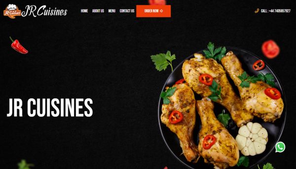 JR Cuisines, Web Designing Company in Raipur Chhattisgarh